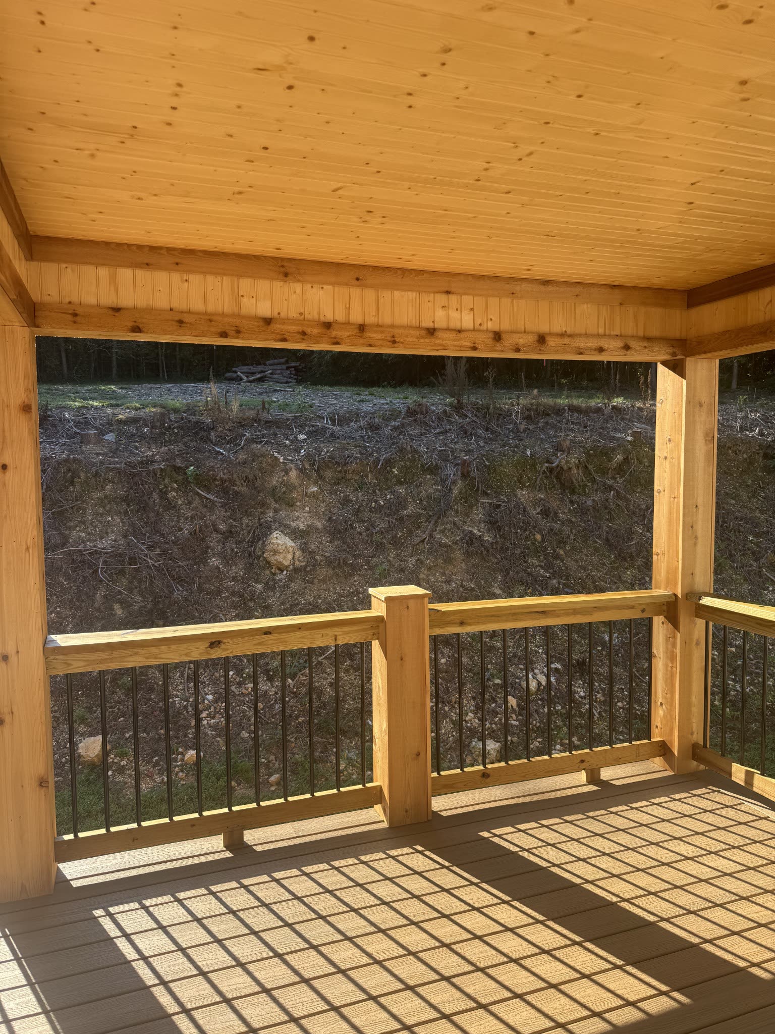 Cedar screened porch by Mountain City Pros, Chattanooga TN area