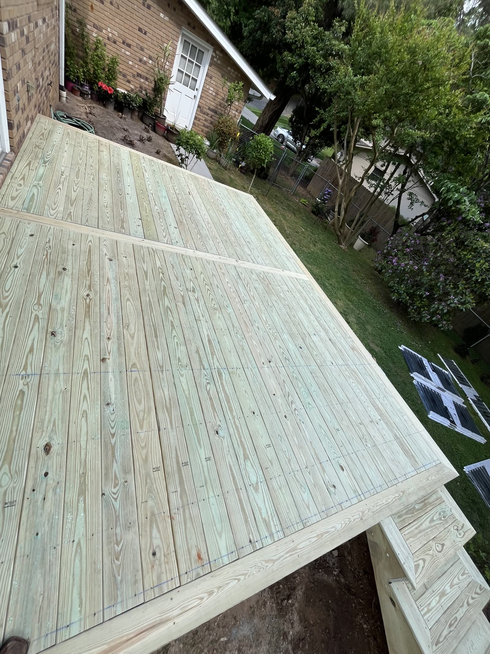 Deck build in the Chattanooga area by Mountain City Pros
